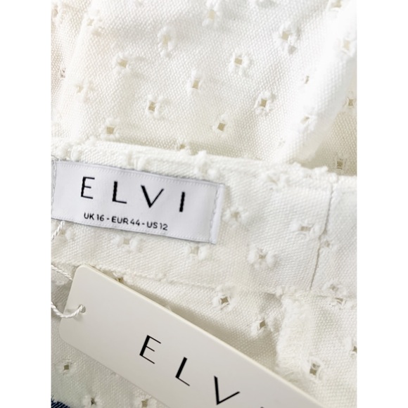 Elvi Breezy Else Punctured wrap dress Eyelet 12 - Picture 6 of 6